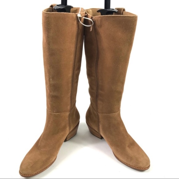 New! Jack Rogers Oak Sawyer Cognac Suede Boots 5.5 - Picture 4 of 8